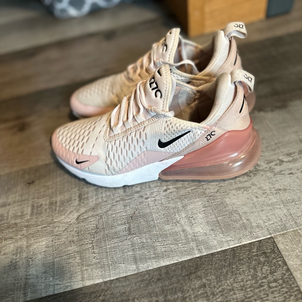 Nike Women's Air Max 270 Blush and Black Sneakers